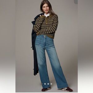 +The Collette Full Length Wide Leg Jeans by Maeve*
